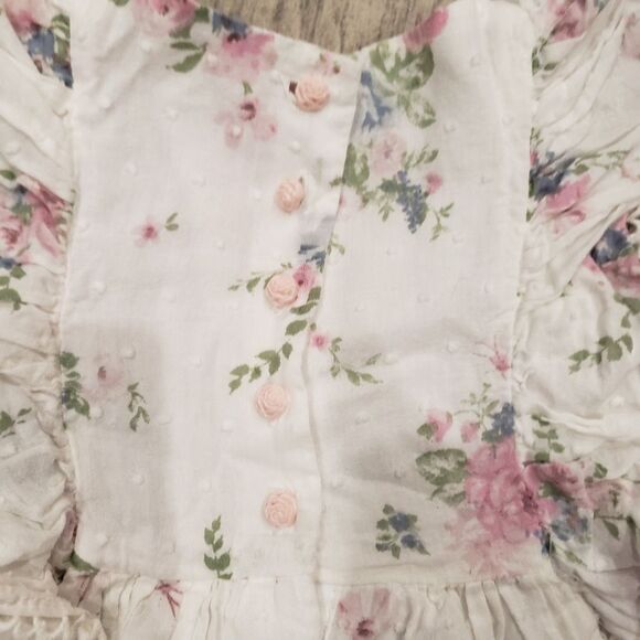 Catherine Malandrino Mini Floral Cottage Core Dress - Picture 9 of 11